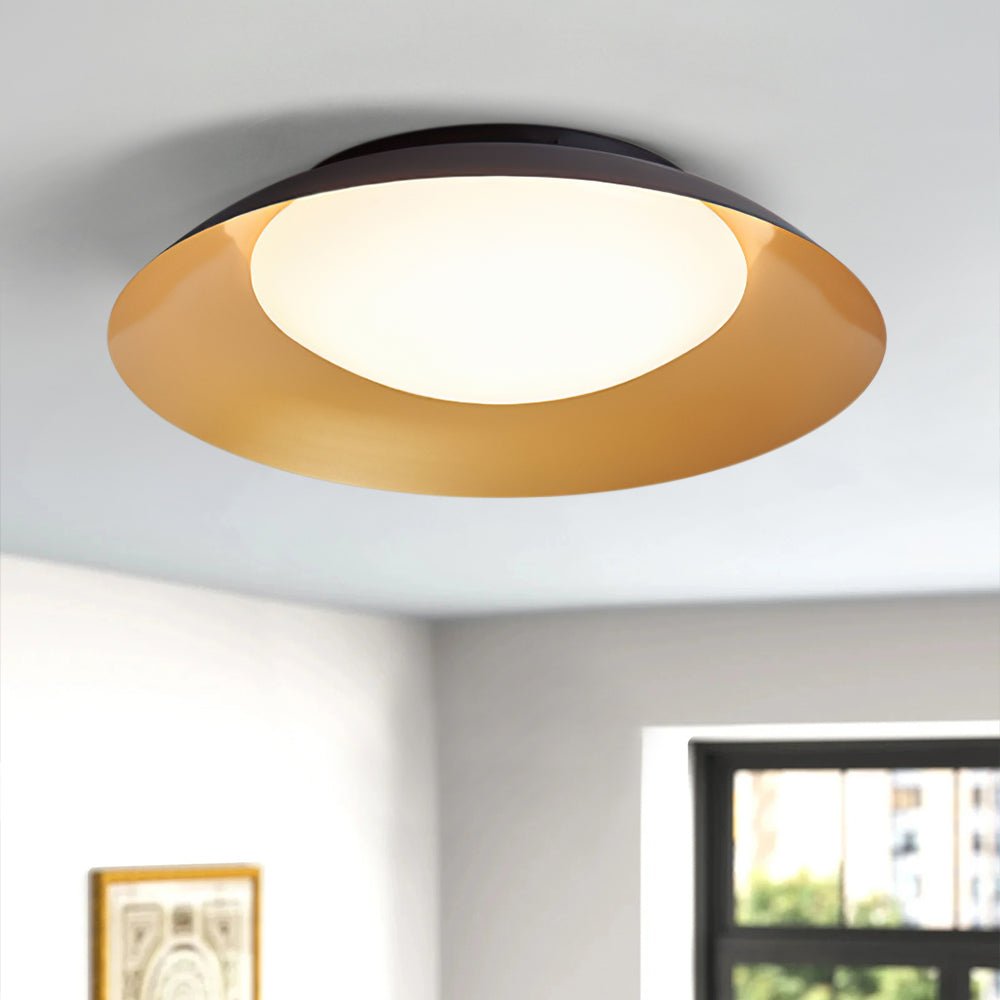 Modern Saucer LED Flush Mount Ceiling Light - LightfixturesUAE