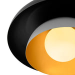 Modern Single - Light Double Layer Arc Ceiling Light - LightfixturesUAE