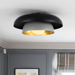 Modern Single - Light Double Layer Arc Ceiling Light - LightfixturesUAE