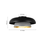 Modern Single - Light Double Layer Arc Ceiling Light - LightfixturesUAE