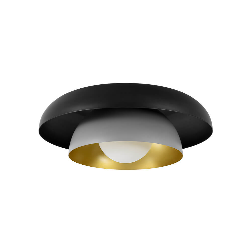 Modern Single - Light Double Layer Arc Ceiling Light - LightfixturesUAE