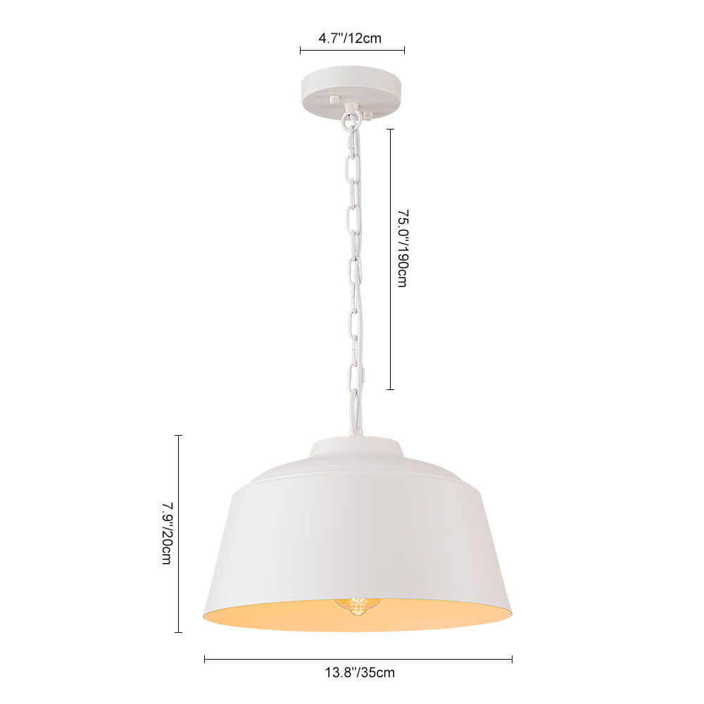Modern Single Light Kitchen Island Wrought Iron Pendant - LightfixturesUAE