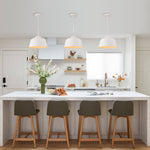 Modern Single Light Kitchen Island Wrought Iron Pendant - LightfixturesUAE