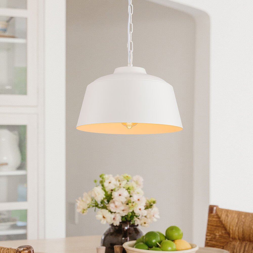 Modern Single Light Kitchen Island Wrought Iron Pendant - LightfixturesUAE