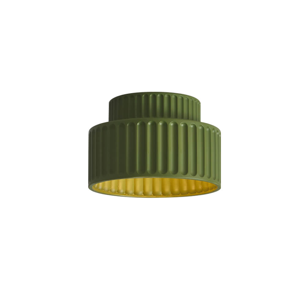 Modern Single Light Resin Flush Mount Ceiling Light - LightfixturesUAE