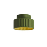 Modern Single Light Resin Flush Mount Ceiling Light - LightfixturesUAE
