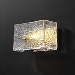 Modern Single Light Ripple Glass Wall Light - LightfixturesUAE
