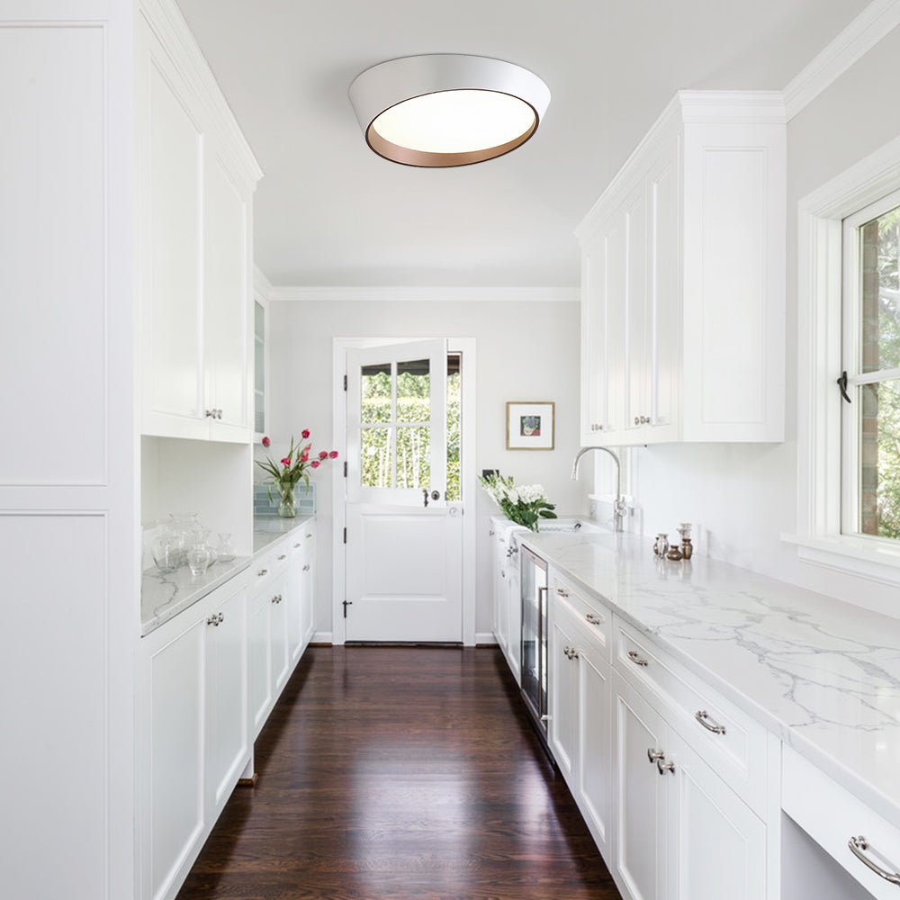Modern Slant LED Flush Mount Truncated Cone Ceiling Light - LightfixturesUAE