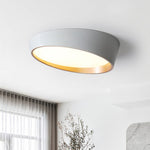 Modern Slant LED Flush Mount Truncated Cone Ceiling Light - LightfixturesUAE