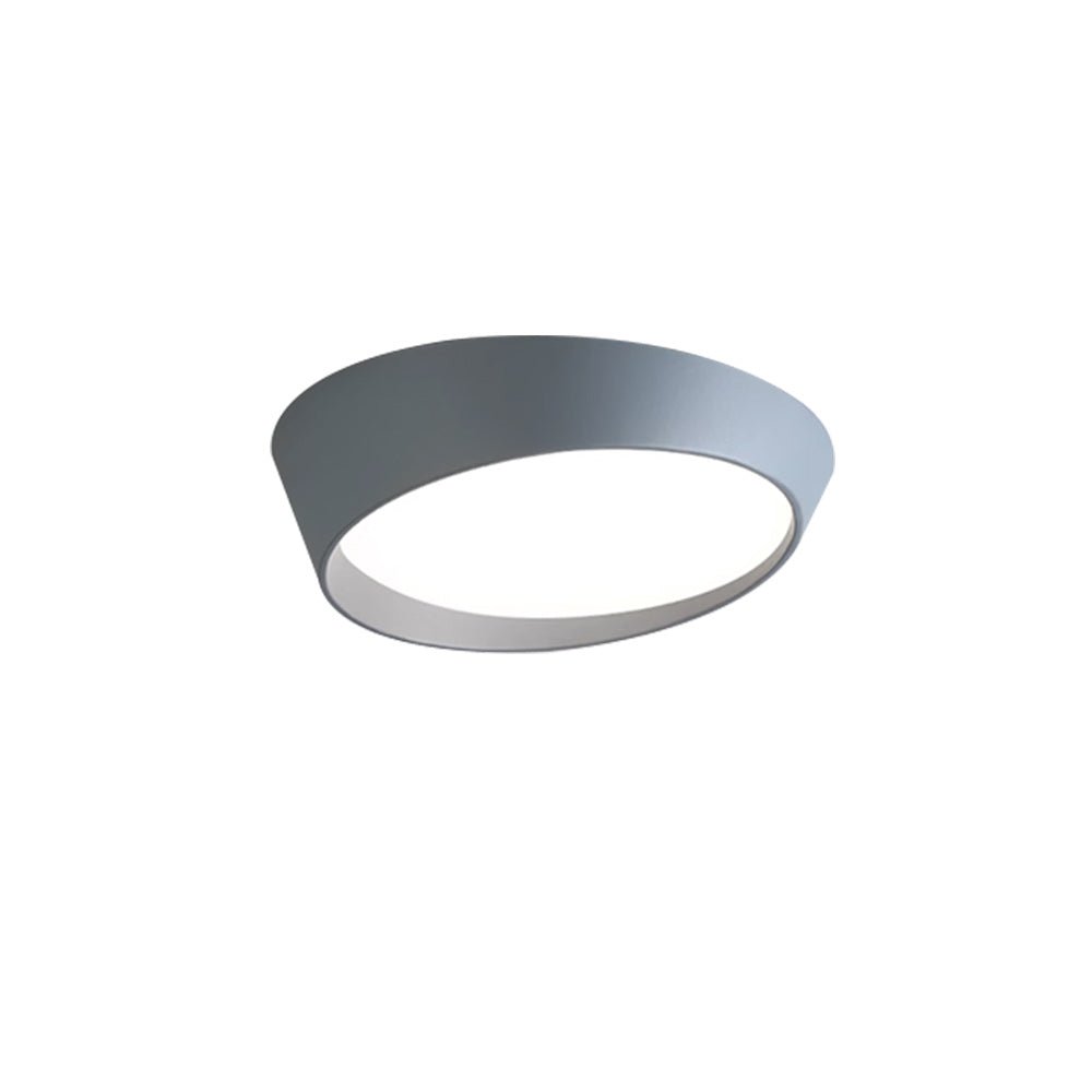 Modern Slant LED Flush Mount Truncated Cone Ceiling Light - LightfixturesUAE