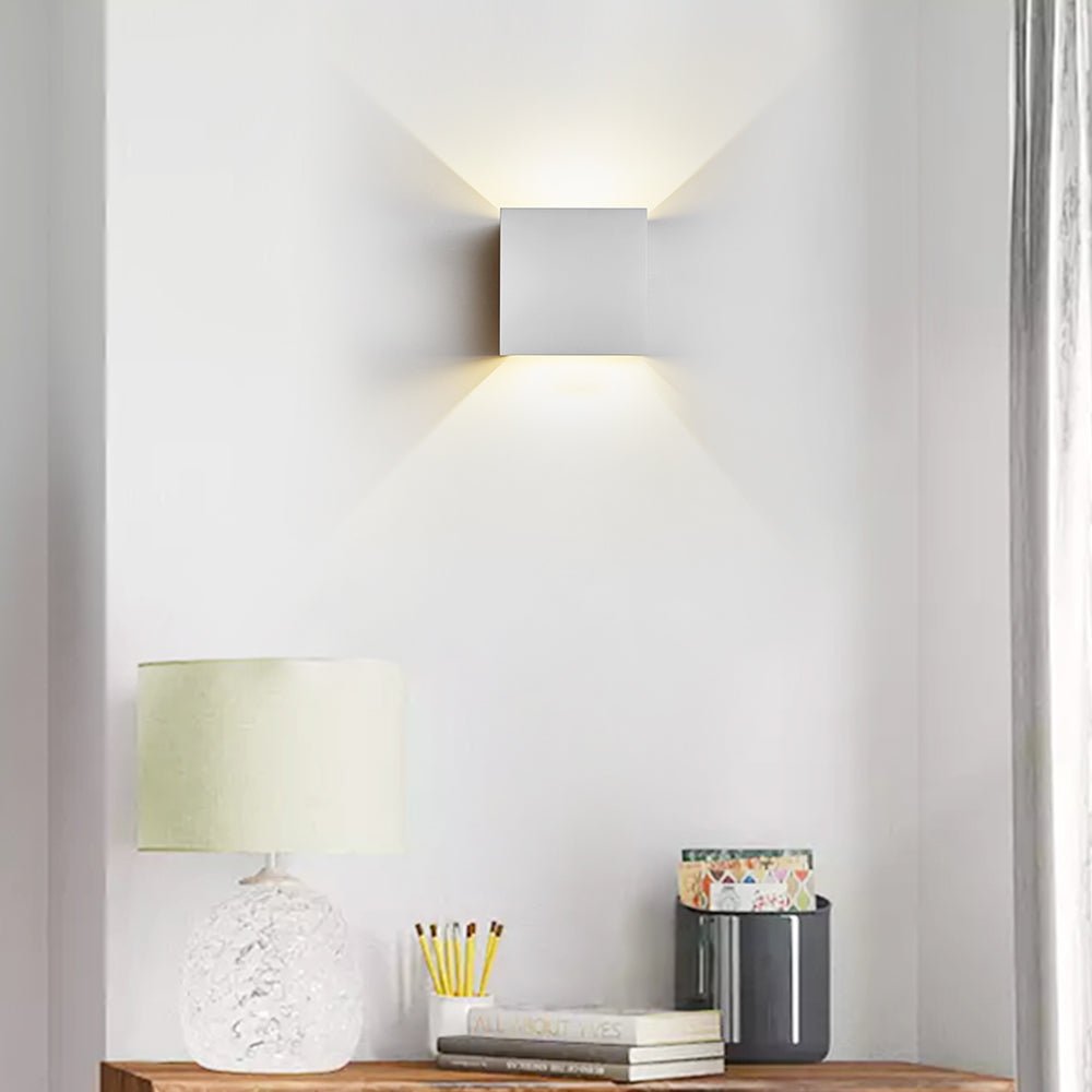 Modern Small Cube LED Mini Wall Sconce - LightfixturesUAE
