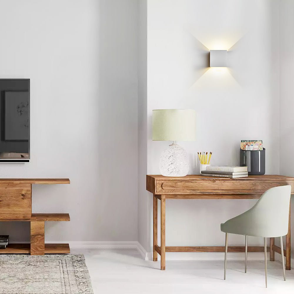Modern Small Cube LED Mini Wall Sconce - LightfixturesUAE