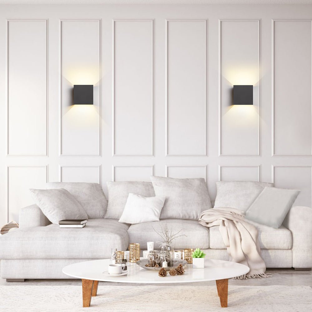 Modern Small Cube LED Mini Wall Sconce - LightfixturesUAE