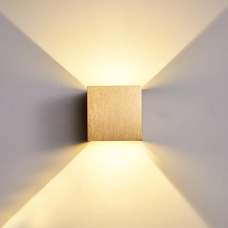 Modern Small Cube LED Mini Wall Sconce - LightfixturesUAE