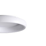 Modern White Round LED Flush Mount Ceiling Light - LightfixturesUAE