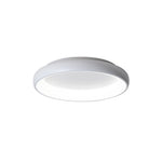 Modern White Round LED Flush Mount Ceiling Light - LightfixturesUAE