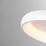 Modern White Round LED Flush Mount Ceiling Light - LightfixturesUAE