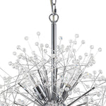 Natural Style 9 - Light Dandelion Firework Sputnik Crystal Glass Chandelier - LightfixturesUAE