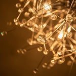 Natural Style 9 - Light Dandelion Firework Sputnik Crystal Glass Chandelier - LightfixturesUAE
