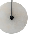 Nordic 1 - Light Classic Black and White Round LED Wall Light - LightfixturesUAE