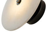 Nordic 1 - Light Classic Black and White Round LED Wall Light - LightfixturesUAE