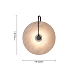 Nordic 1 - Light Classic Black and White Round LED Wall Light - LightfixturesUAE
