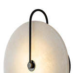 Nordic 1 - Light Classic Black and White Round LED Wall Light - LightfixturesUAE