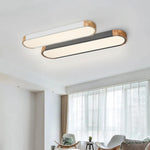 Nordic Oval Led Flush Mount Ceiling Light Warm White - LightfixturesUAE