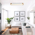 Nordic Oval Led Flush Mount Ceiling Light Warm White - LightfixturesUAE