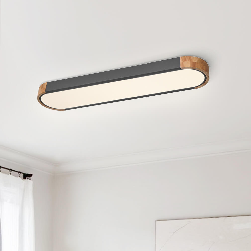 Nordic Oval Led Flush Mount Ceiling Light Warm White - LightfixturesUAE