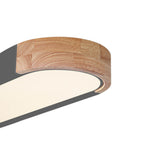 Nordic Oval Led Flush Mount Ceiling Light Warm White - LightfixturesUAE