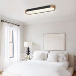 Nordic Oval Led Flush Mount Ceiling Light Warm White - LightfixturesUAE
