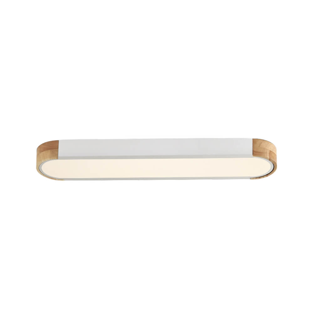 Nordic Oval Led Flush Mount Ceiling Light Warm White - LightfixturesUAE