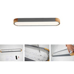 Nordic Oval Led Flush Mount Ceiling Light Warm White - LightfixturesUAE