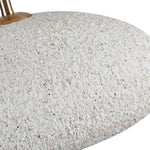 Nordic Stone Style Speckled Semi Flush Mount Ceiling Light - LightfixturesUAE