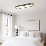 Nordic Style Metal & Wood Dimmable LED Ceiling Light - LightfixturesUAE