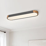 Nordic Style Metal & Wood Dimmable LED Ceiling Light - LightfixturesUAE