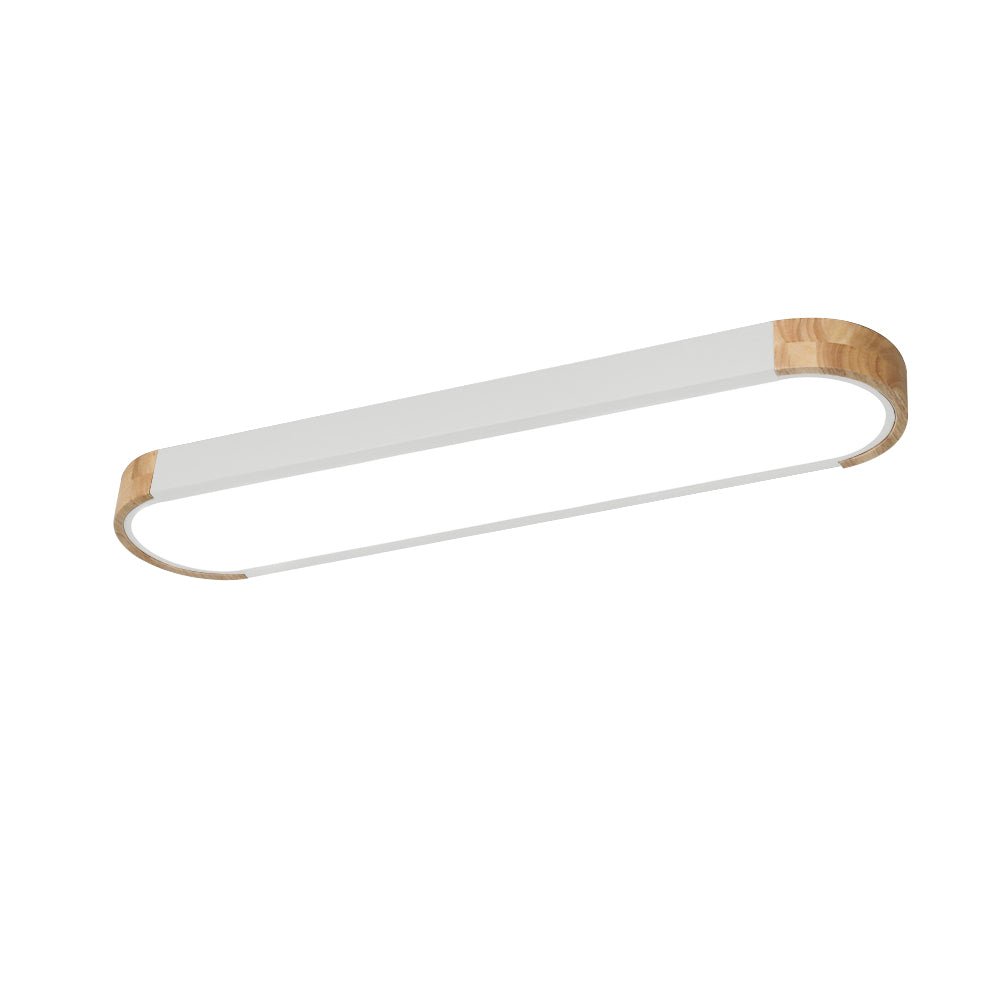 Nordic Style Metal & Wood Dimmable LED Ceiling Light - LightfixturesUAE
