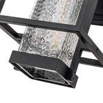 Outdoor Hammer Cage Glass Wall Sconce - LightfixturesUAE