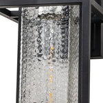 Outdoor Hammer Cage Glass Wall Sconce - LightfixturesUAE