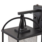 Outdoor Lantern Crackle Glass Shade Wall Sconce - LightfixturesUAE
