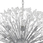 Oversized 20 - Light Blossom Firework Crystal Globe Dandelion Chandelier - LightfixturesUAE