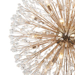 Oversized 20 - Light Blossom Firework Crystal Globe Dandelion Chandelier - LightfixturesUAE