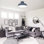 Scandinavia LED Semi Flush Mount Ceiling Light - LightfixturesUAE