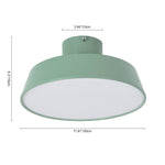 Scandinavia LED Semi Flush Mount Ceiling Light - LightfixturesUAE