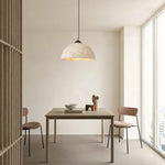 Scandinavian Single Light Dome - Shape Resin Pendant Light - LightfixturesUAE