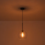 Single Light Modern Glass Globe Pendant - LightfixturesUAE