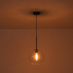 Single Light Modern Glass Globe Pendant - LightfixturesUAE
