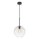 Single Light Modern Glass Globe Pendant - LightfixturesUAE