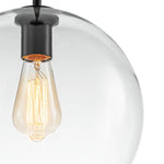 Single Light Modern Glass Globe Pendant - LightfixturesUAE
